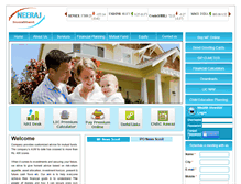 Tablet Screenshot of neerajinvestment.com